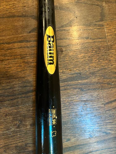 Used 2023 Baum Gold Stock BBCOR Certified Bat (-3) Wood Composite 32"
