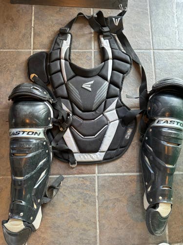 Used Adult Easton chest protector and shin