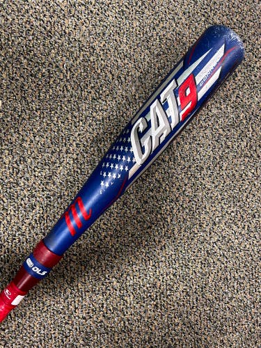 Used 2021 Marucci CAT9 Connect Pastime Bat USSSA Certified (-10) Hybrid 19 oz 29"