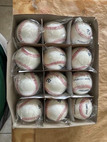 1 dozen perfect game baseballs
