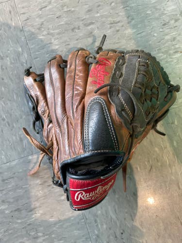 Used Rawlings Premium Series Right Hand Throw Pitcher's Baseball Glove 12"