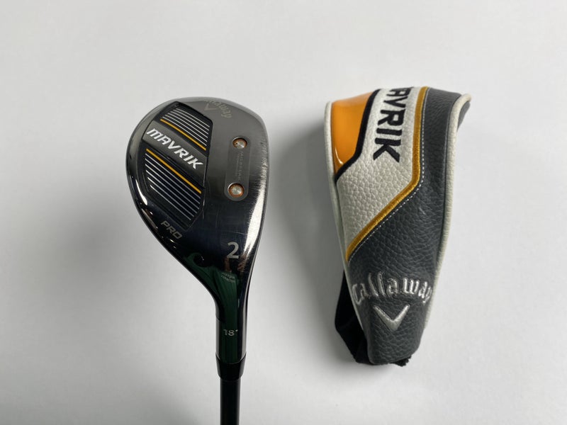 Callaway Mavrik Pro 2 Hybrid 18* KBS Hybrid Stiff Graphite Mens RH Midsize Grip