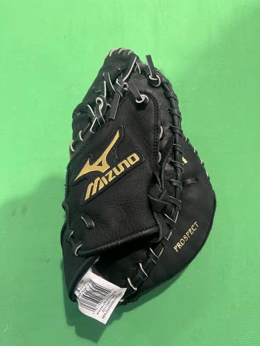Black Used Mizuno Prospect Series PowerClose Right Hand Throw Pitcher's Baseball Glove 31.5"