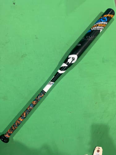 Black Used 2016 DeMarini Flipper Bat (-7) Hybrid 27 oz 34"