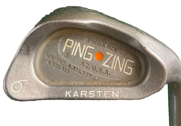 Ping Zing 6 Iron Orange Dot RH Men's Aldila 101 Regular Graphite 37" Nice Grip