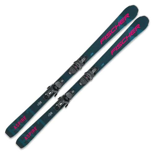 New Fischer Women's Aspire W9 Women's Downhill Ski Combo 160 Cm