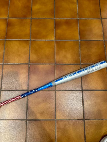 Silver Used 2021 Easton Helmer Bat (-7) Composite 27 oz 34"