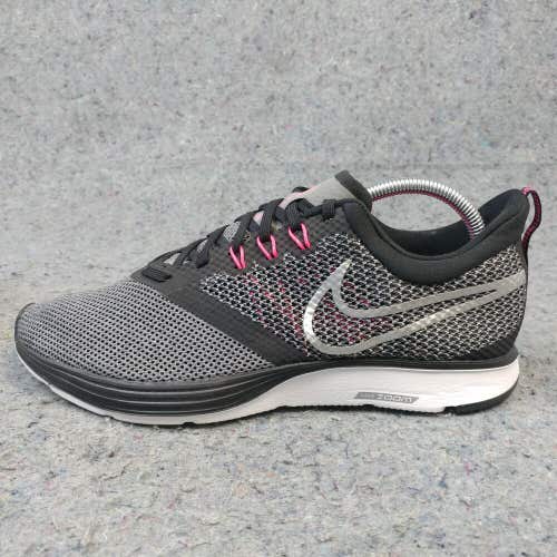 Nike Zoom Strike Womens 11 Running Shoes Low Top Sneakers AJ0188-005 Black Pink