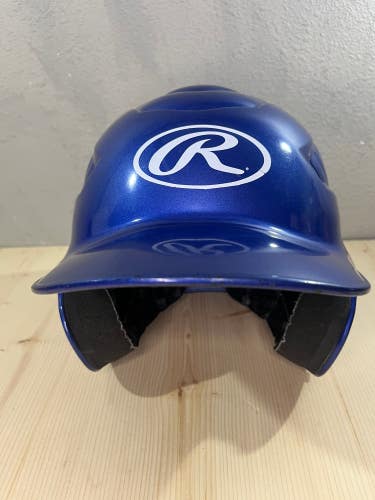 Blue Used 6 1/2-7 1/2 Rawlings RCFH Batting Helmet