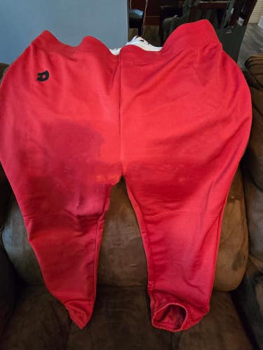Red Used XL Adult Women's DeMarini Game Pants