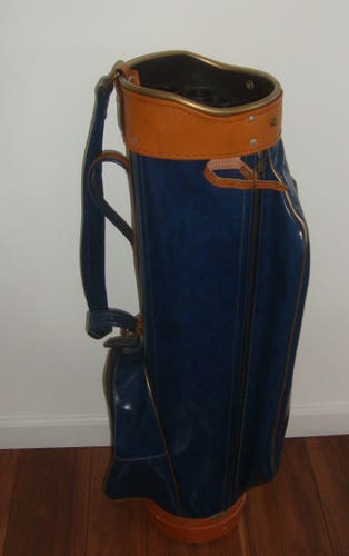 Vintage MacGregor Carry Golf With Strap 14-Divider 2-Pockets 34”