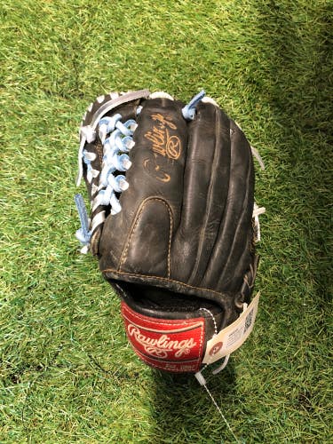 Used Rawlings Heart of the Hide Dual Core Left Hand Throw Infield Baseball Glove 11.5