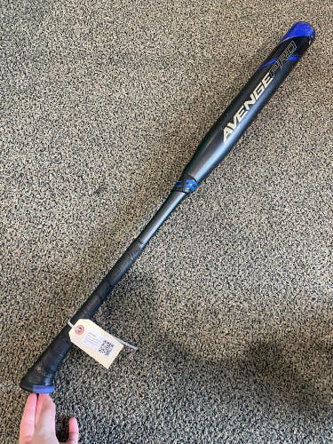 Black Used 2022 AXE Avenge Pro Bat (-9) Composite 25 oz 34"