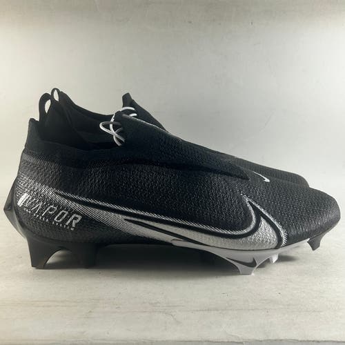 Nike Vapor Edge Elite 360 Flyknit Football Cleats Black Size 14 CV6282-009