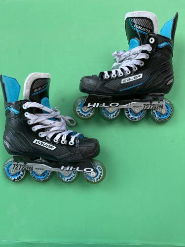 Used Junior Bauer RSX Inline Skates Regular Width Size 4