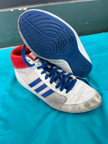 Used Adidas Wrestling Shoes Size 5.5Y