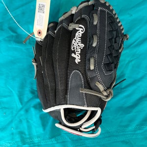 Black Used Adult Rawlings Renegade Right Hand Throw Pitcher's Baseball Glove 12"