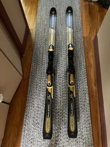 Used Unisex Rossignol 167 cm Racing Power Pulsion 9x Skis With Bindings Max Din 14