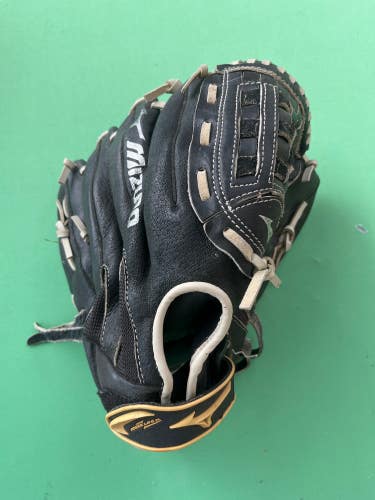 Black Used Mizuno Premier Right Hand Throw Baseball Glove 12"