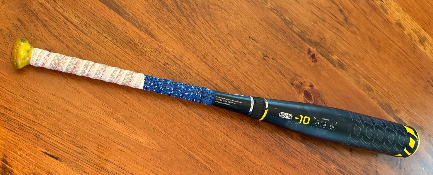 Easton Hype Comp Rolled & Heat Treated By ProRollers Used New Grip 29” Drop 10 19oz Youth Bat