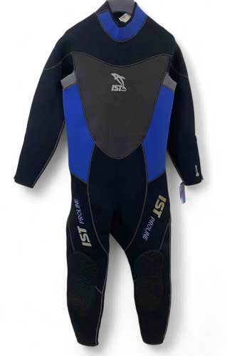 NWT IST Proline Blue/Black 3mm Full Wetsuit Men's Sz Small S FREE SHIP