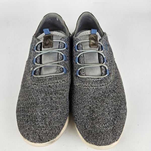 Olukai Alapa Li Men's Size 9.5 Gray Blue Slip On Comfort Shoes 10395
