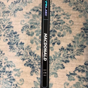 New Senior True Catalyst 9X Left-Handed Jacob Macdonald Pro Stock Hockey Stick (Custom/105 Flex)