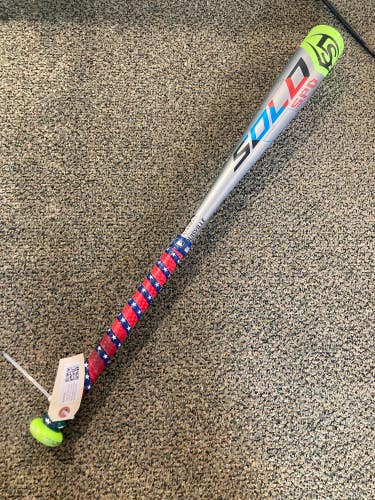 Used Kid Pitch (9YO-13YO) 2019 Louisville Slugger Solo SPD Bat USABat Certified (-13) Alloy 16 oz 29