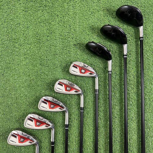 READ Wilson Defy Combo Iron Set 4H 5H 6H 7-PW GW Regular Flex UST Mamiya RH