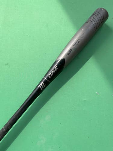 Used 2014 Marucci One Bat BBCOR Certified (-3) Alloy 29 oz 32"