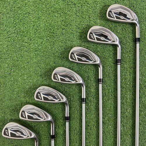 Wilson D7 6-PW GW SW Iron Set KBS Tour C Taper Lite 105 Regular Flex RH