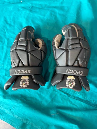 Gray Used Epoch Integra Lacrosse Gloves Medium
