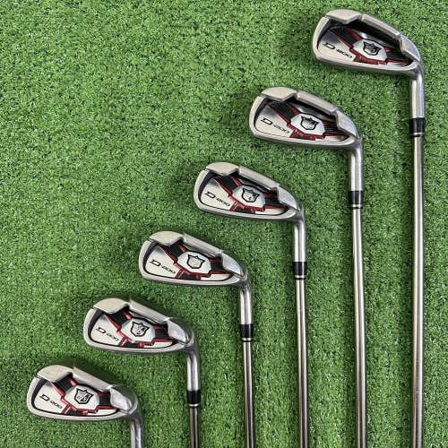 Wilson Staff D200 Iron Set 6-PW GW Recoil 95 F3 Regular Flex Graphite -1/2”