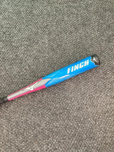 Blue Used 2013 Mizuno Finch Bat (-11.5) Alloy 16.5 oz 28"