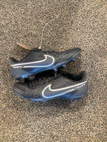 Black Used Size 6.5 (Women's 7.5) Nike Tiempo Legend 9 Cleats Molded Cleats