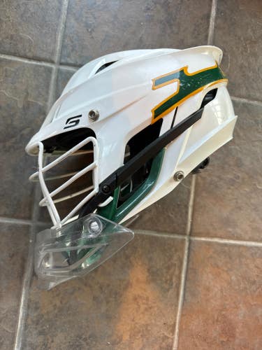 White Used Adult Goalie Cascade S Helmet