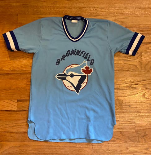 Vintage Brownfield Blue Jays Baseball Jersey