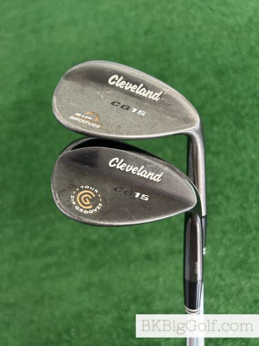 Cleveland CG15 Black 2 Wedge Set (52 & 56 Degrees)