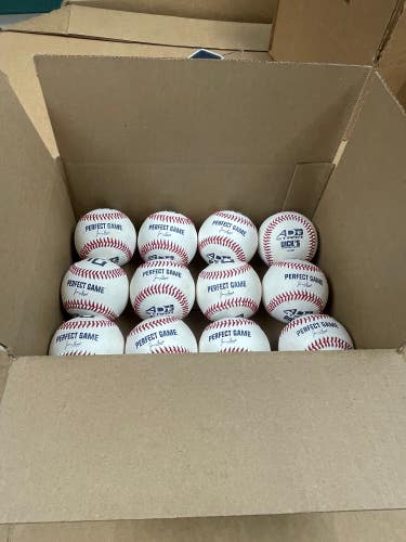 12 Pack (1 Dozen) Perfect Game Baseballs PGUB1