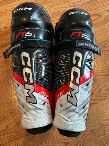 Used Junior CCM Jetspeed FT6 11" Shin Pads