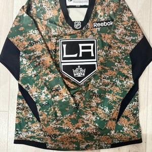 2014 Los Angeles Kings Military Themed Camo jersey Size L