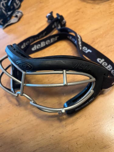 Black lacrosse goggles