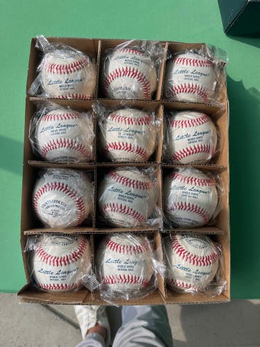 New Spalding Baseballs Official Little League RS- T 12 Pack (1 Dozen)