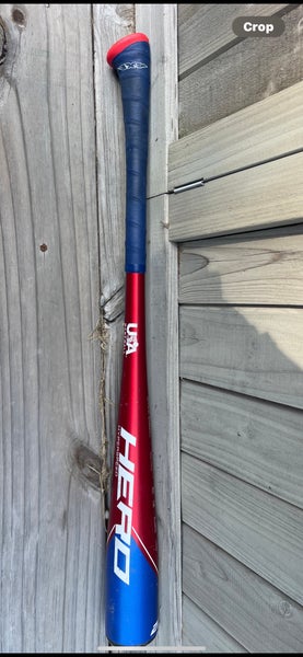 Used 2023 AXE USABat Certified Alloy 15 oz 27" Hero Bat