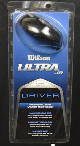 NEW WILSON ULTRA JR DRIVER AGE:9-12 FLEX:JUNIOR IN RIGHT HANDED