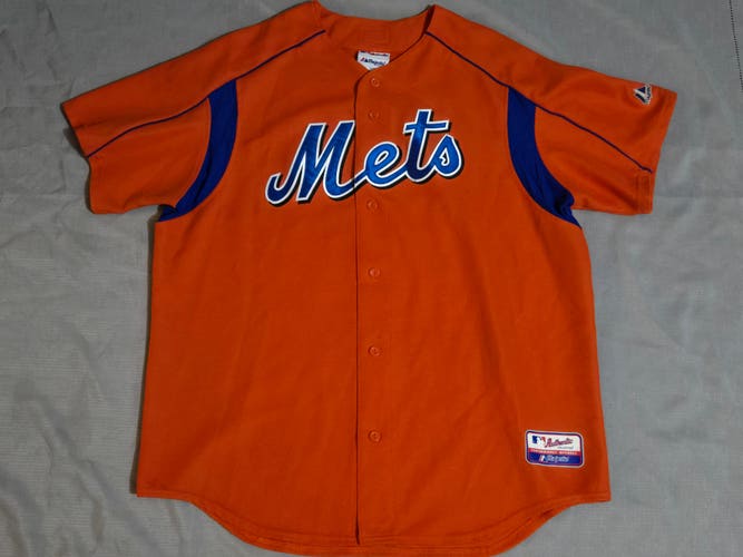 Ty Wigginton New York Mets Replica Orange MLB Batting Practice Jersey