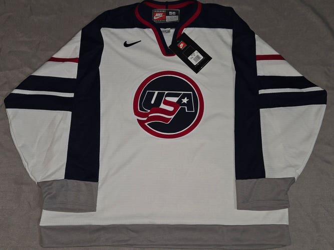 USA Hockey 1998 Nike Retail Authentic Jersey Size 56 BNWT