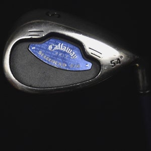 CALLAWAY STEELHEAD X16 WEDGE LOFT:54 FLEX:LADIES LENGTH: 35 IN RIGHT HANDED