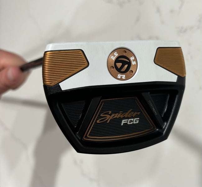 Black New TaylorMade Mallet Spider FCG Left Hand Putter 35"