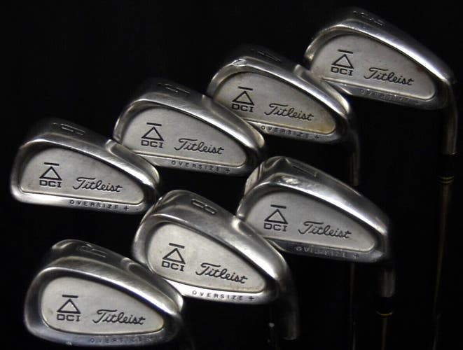 TITLEIST DCI IRON SET (7) FLEX:STIFF LENGTH: (5) 38 IN RIGHT HANDED